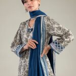 Beige V-Neck Kurta - View 1