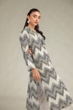 Geometric Longline Kurta - View 2