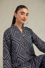 Short Navy Kurta - View 2