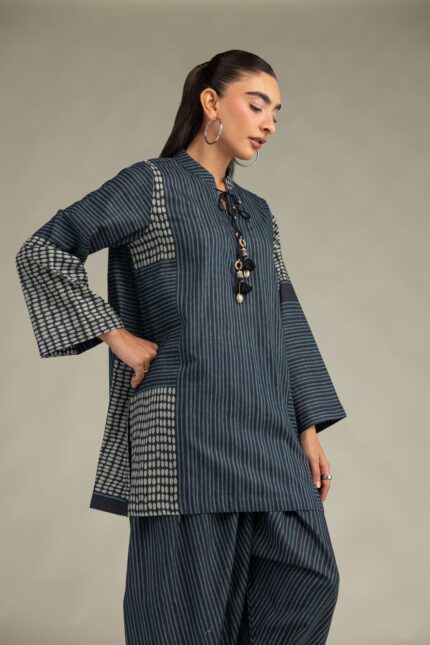Printed Cambric Kurta - View 2