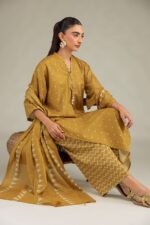 Long Mustard Kurta - View 5