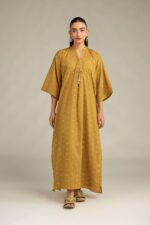 Long Mustard Kurta - View 4