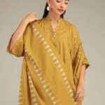 Mustard Lawn Dupatta - View 1