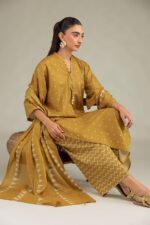 Mustard Lawn Dupatta - View 5