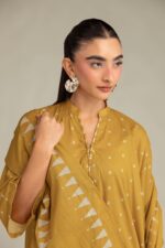 Mustard Lawn Dupatta - View 6