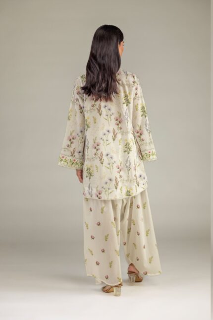 Printed Cambric Kurta - View 1