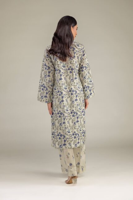 Floral Longline Kurta - View 1