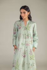 Mint Long Kurta - View 5