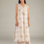 Sleeveless Cambric Kurta - View 1