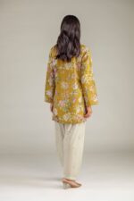 Floral Cambric Kurta - View 2