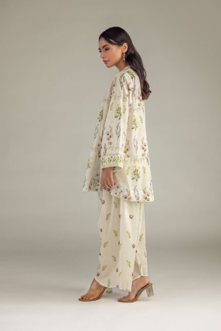 Floral Cambric Pants - View 2