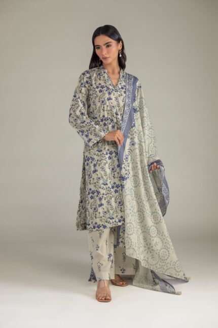 Floral Cambric Pants - View 1