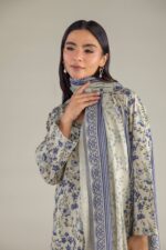 Floral Lawn Dupatta - View 3