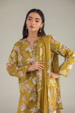 Lawn Floral Dupatta - View 2