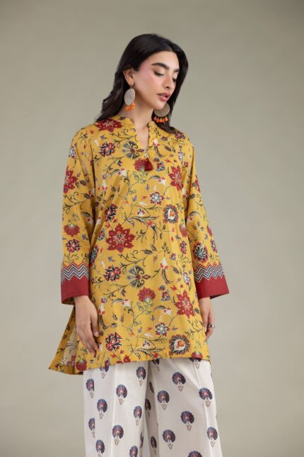 Floral Cambric Pants - View 1