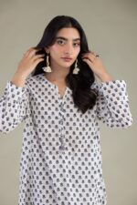 White Cambric Kurta - View 3