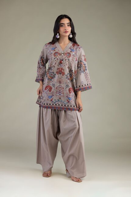 Cambric Solid Pants - View 2