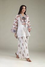Floral Cambric Pants - View 2