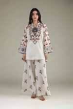 Floral Cambric Pants - View 3
