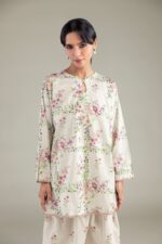 Floral Short Kurta - View 1