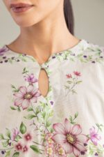 Floral Short Kurta - View 5