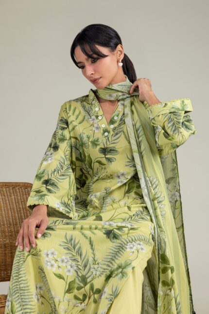 Floral Longline Kurta - View 2
