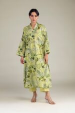 Floral Longline Kurta - View 3