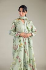 Floral Mint Dupatta - View 4
