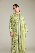Floral Lawn Dupatta - View 1