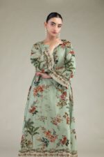 Mint Cambric Kurta - View 5