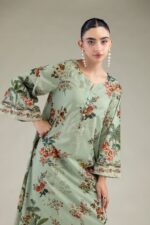 Mint Cambric Kurta - View 4