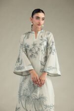 Floral Cambric Kurta - View 5