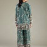 Floral Cambric Kurta - View 1