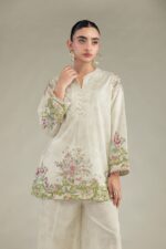 Short V-Neck Kurta - View 3