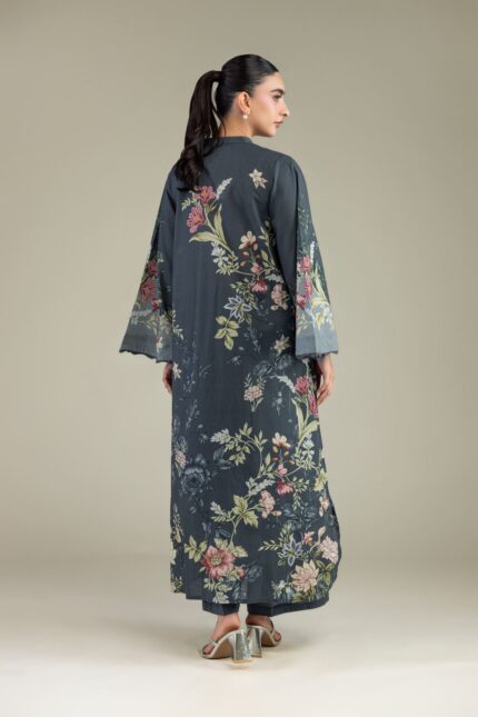 Floral Cambric Kurta - View 1