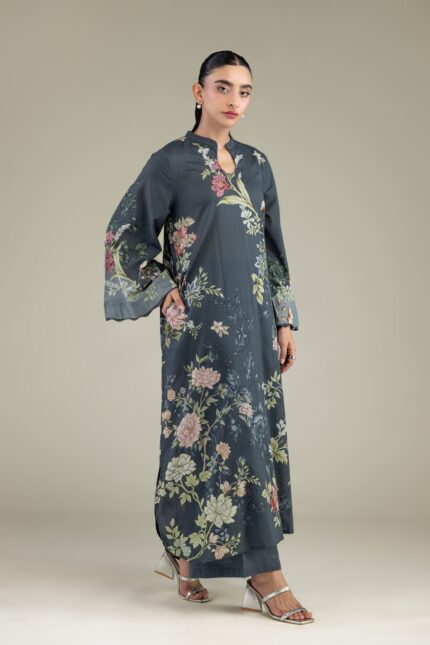 Floral Printed Pants - View 1