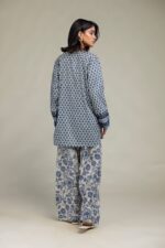 Blue Cambric Kurta - View 2