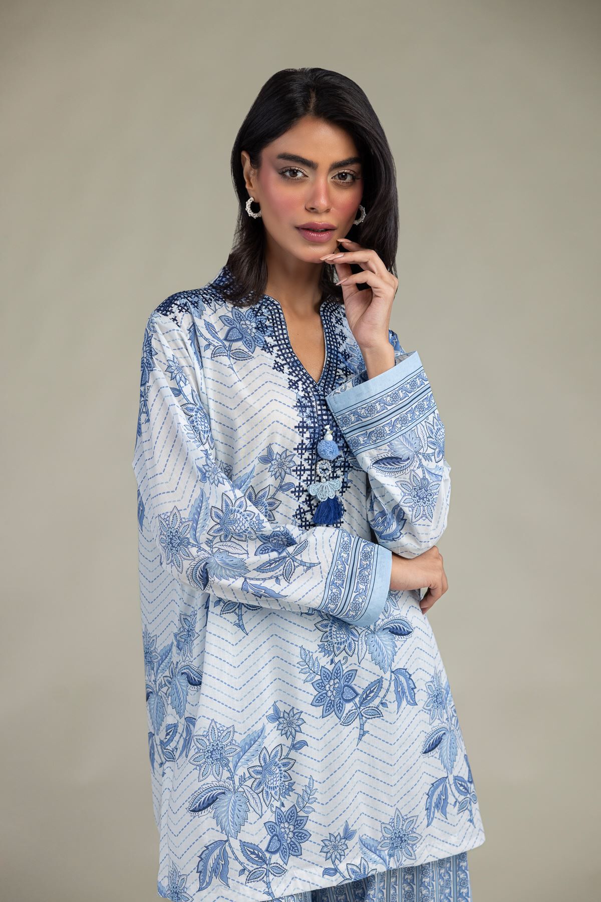 Short Cambric Kurta-1 Short Cambric Kurta - View 1