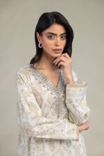 Floral Longline Kurta - View 1