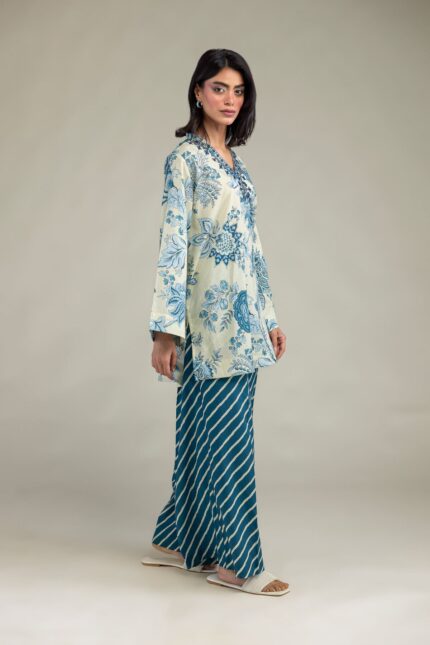 Printed Cambric Pants - View 1