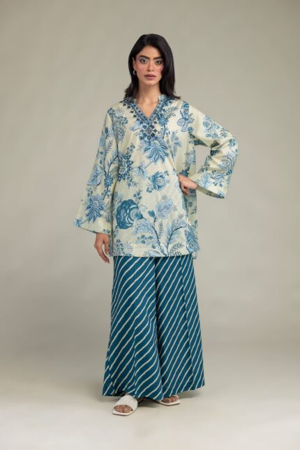 Printed Cambric Pants - View 2