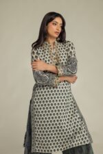 Printed Cambric Kurta - View 2