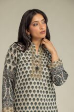 Printed Cambric Kurta - View 4