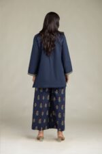 Short Navy Kurta - View 4