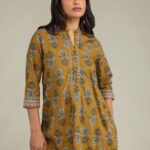 Cambric Floral Kurta - View 1