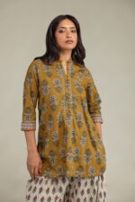 Cambric Floral Kurta - View 1