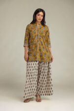 Cambric Floral Kurta - View 4