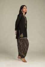 Short Black Kurta - View 3