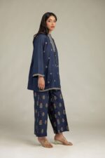 Floral Navy Pants - View 1
