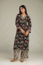 Floral Cambric Pants - View 1